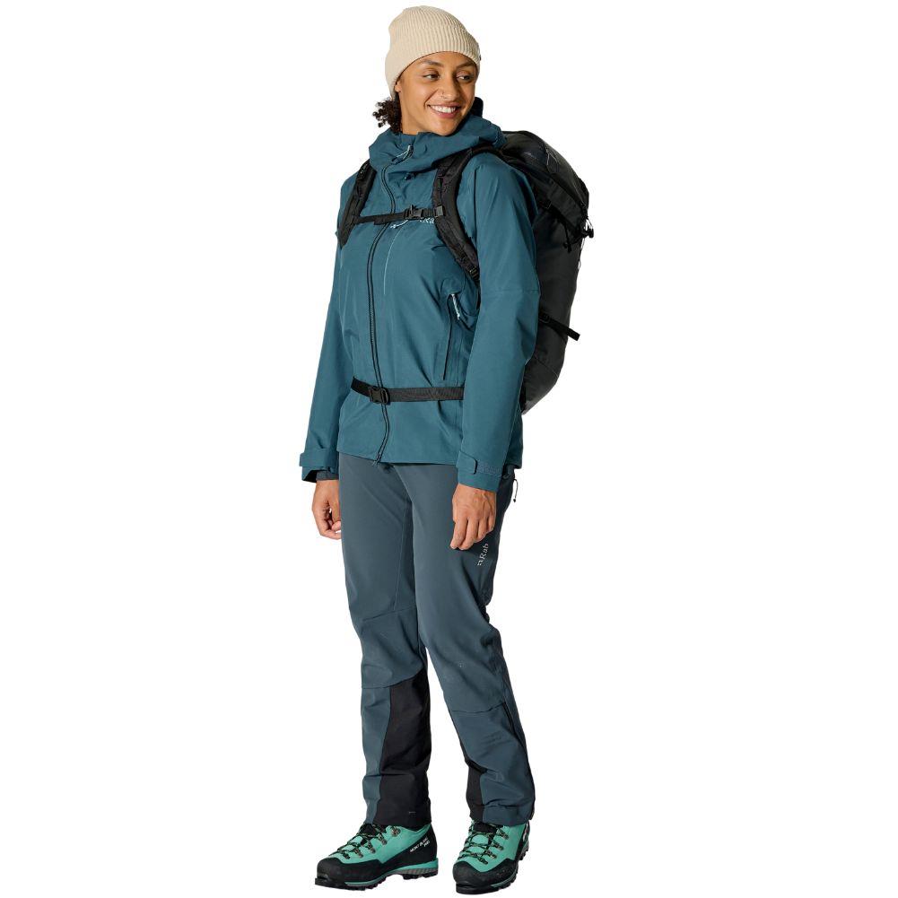 Rab Ascendor 27L Mountain Pack (Black) model looking away