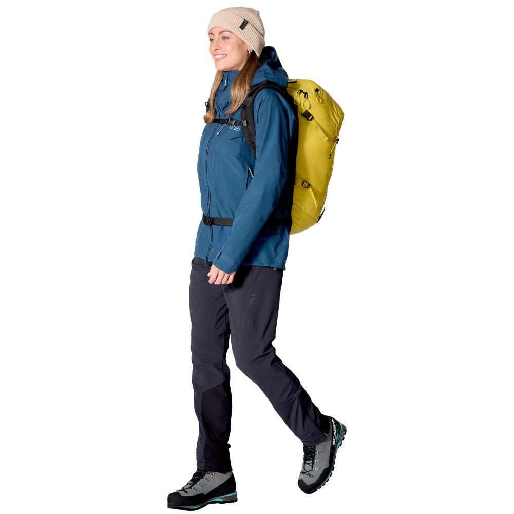 Rab Ascendor 35L Mountain Pack (Dark Pollen) walking