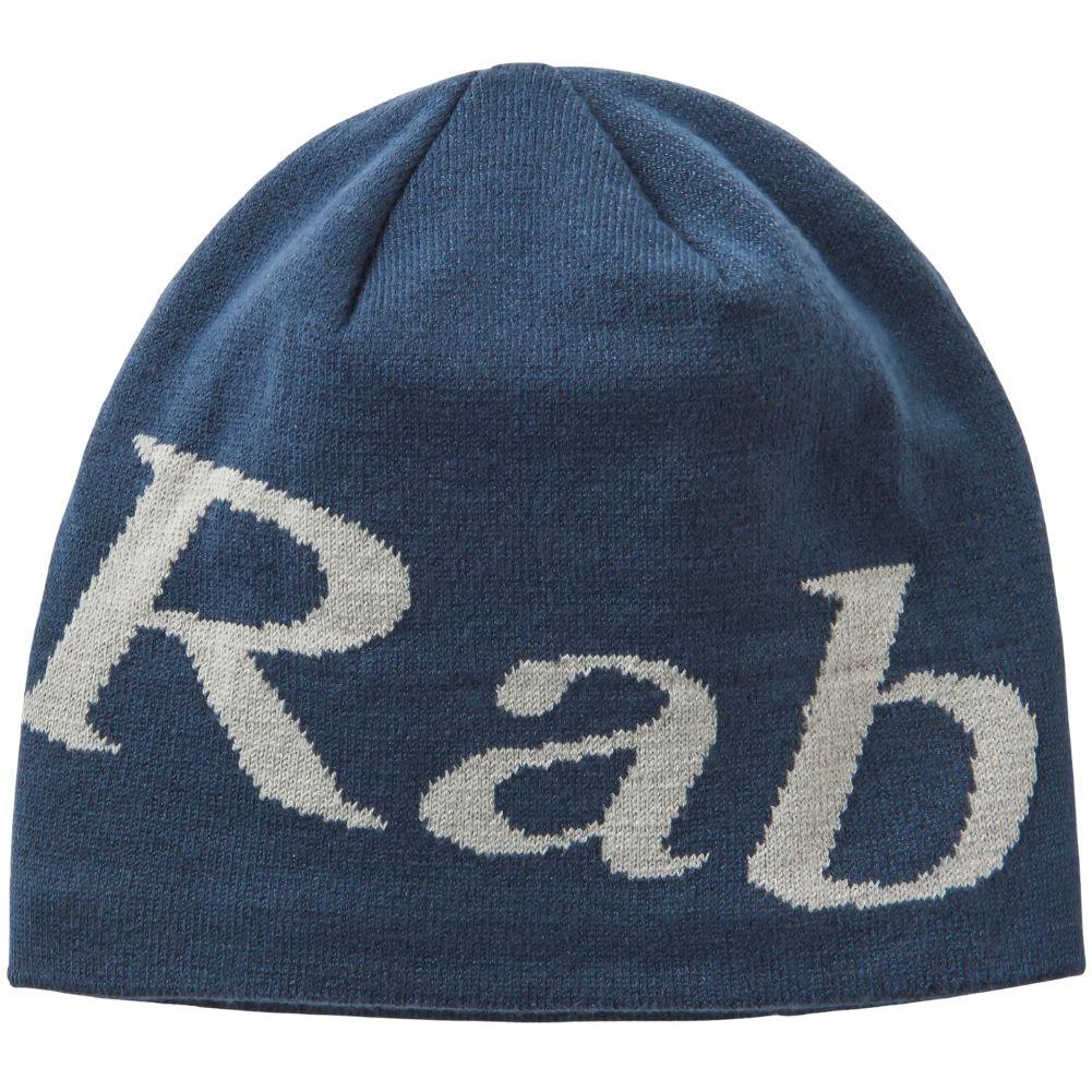 Rab Logo Beanie (Tempest Blue/Light Zinc)