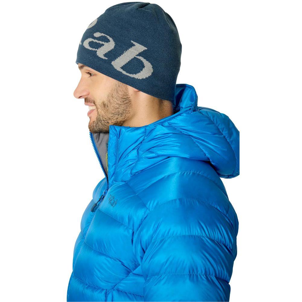 Rab Logo Beanie (Tempest Blue/Light Zinc) profile