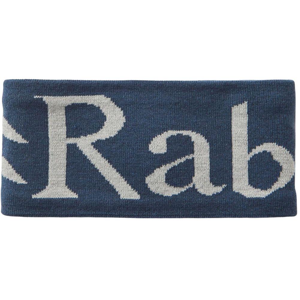 Rab Knitted Logo Headband (Tempest Blue/Light Zinc)