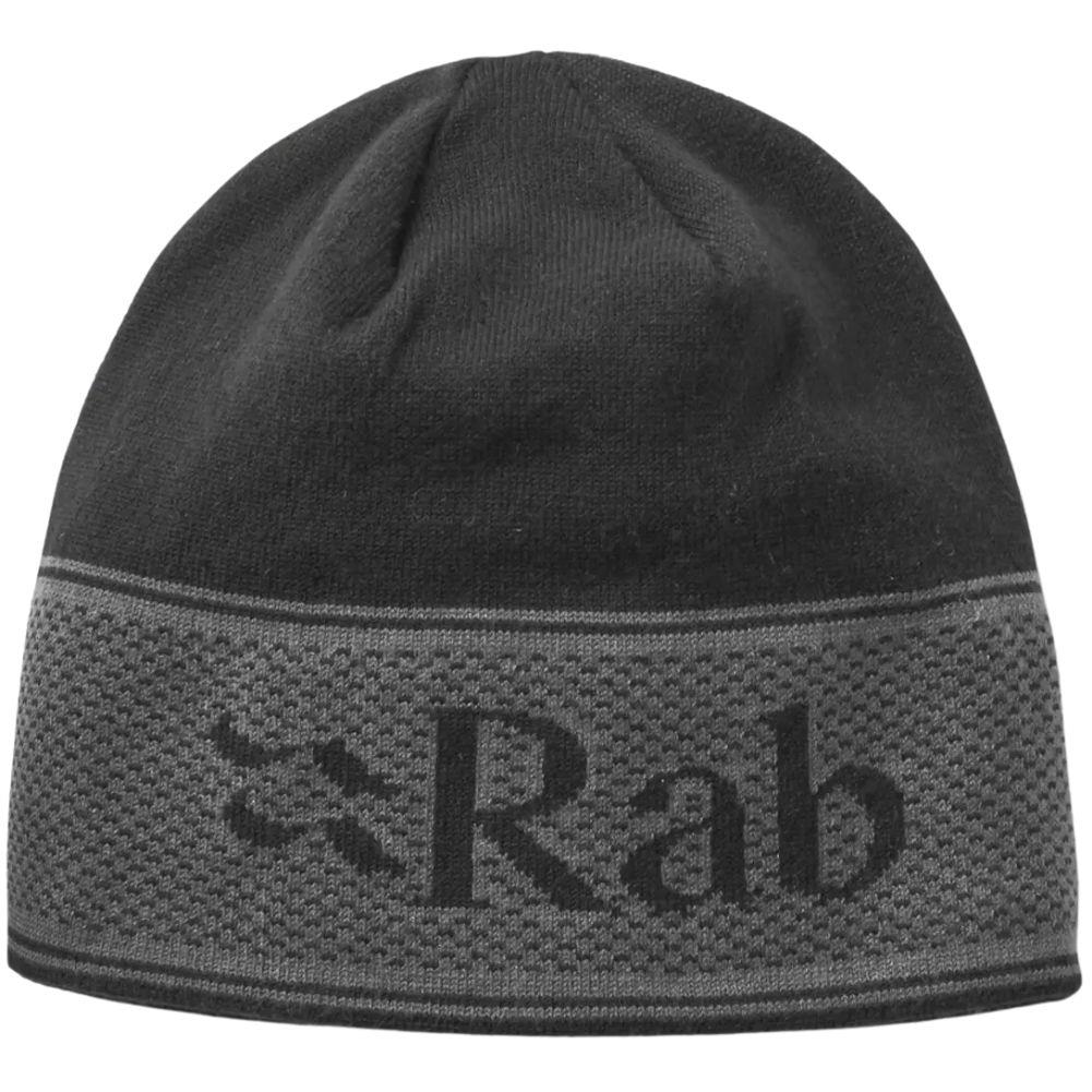 Rab Logo Band Beanie (Black/Graphene)