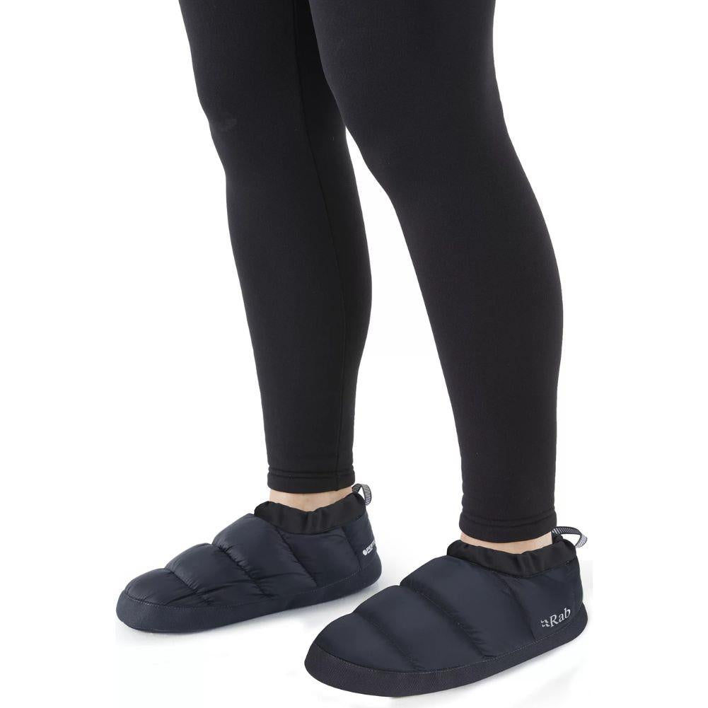 Rab Down Hut Slipper (Black) legs