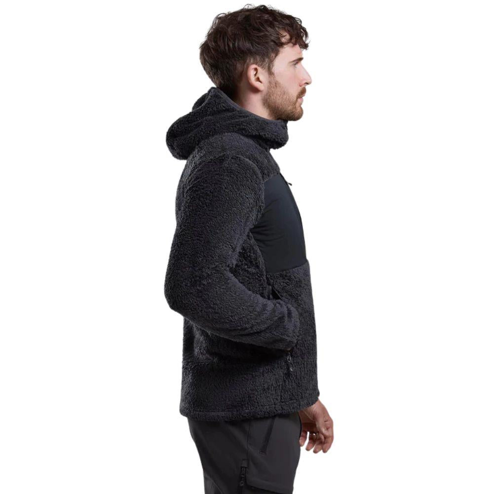 Montane Men's Caldus XT Hooded Fleece Jacket (Midnight Grey) right