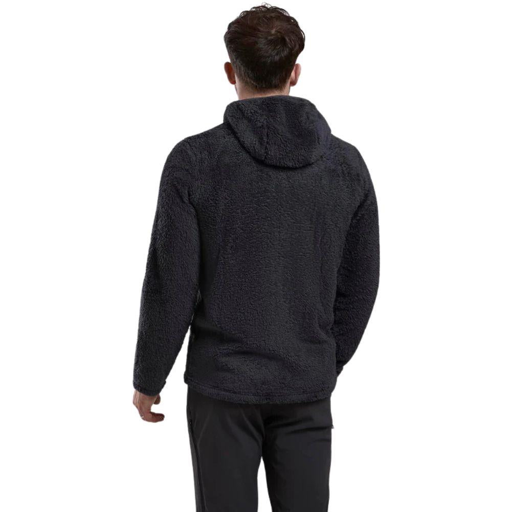 Montane Men&#39;s Caldus XT Hooded Fleece Jacket (Midnight Grey) back to back