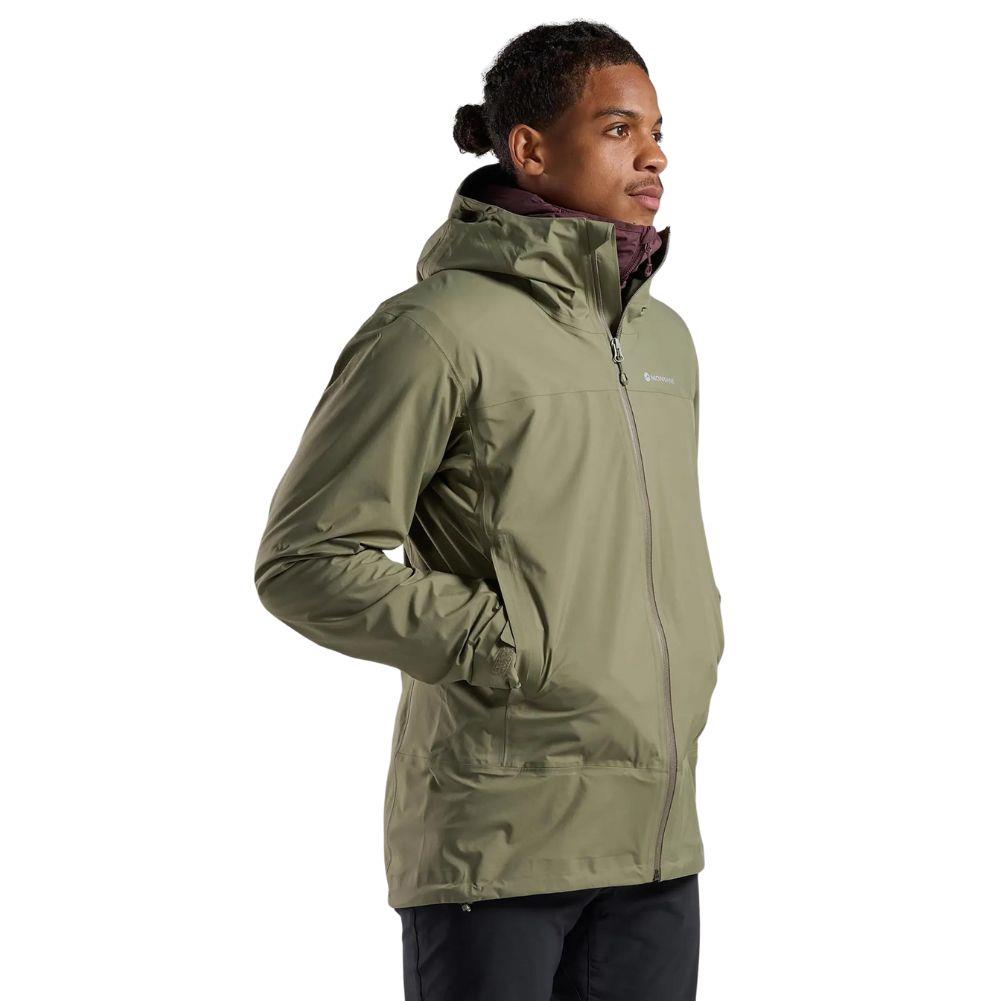 Montane Men's Cetus Waterproof Jacket (Caper) hands in pocket
