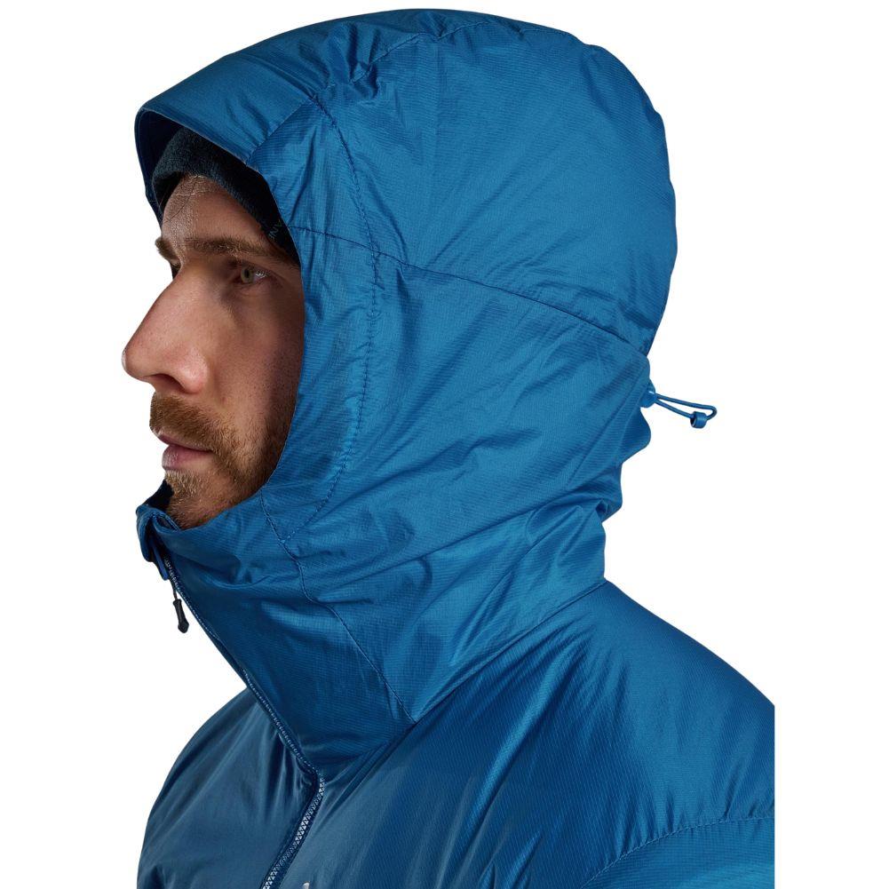 Montane Men's Fortes Lite Hooded Insulated Jacket (Neptune Blue) hood up