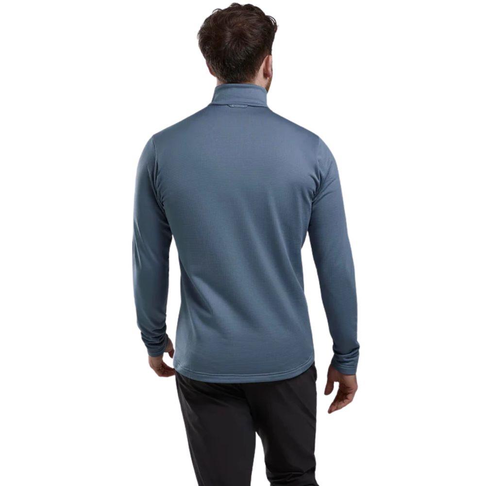 Montane Men&#39;s Protium Fleece Pull-On Jacket (Stone Blue) back