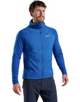 Montane Men's Sirocco Lite Hooded Insulated Jacket (Neptune Blue) arms out