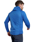 Montane Men's Sirocco Lite Hooded Insulated Jacket (Neptune Blue) walking thTway
