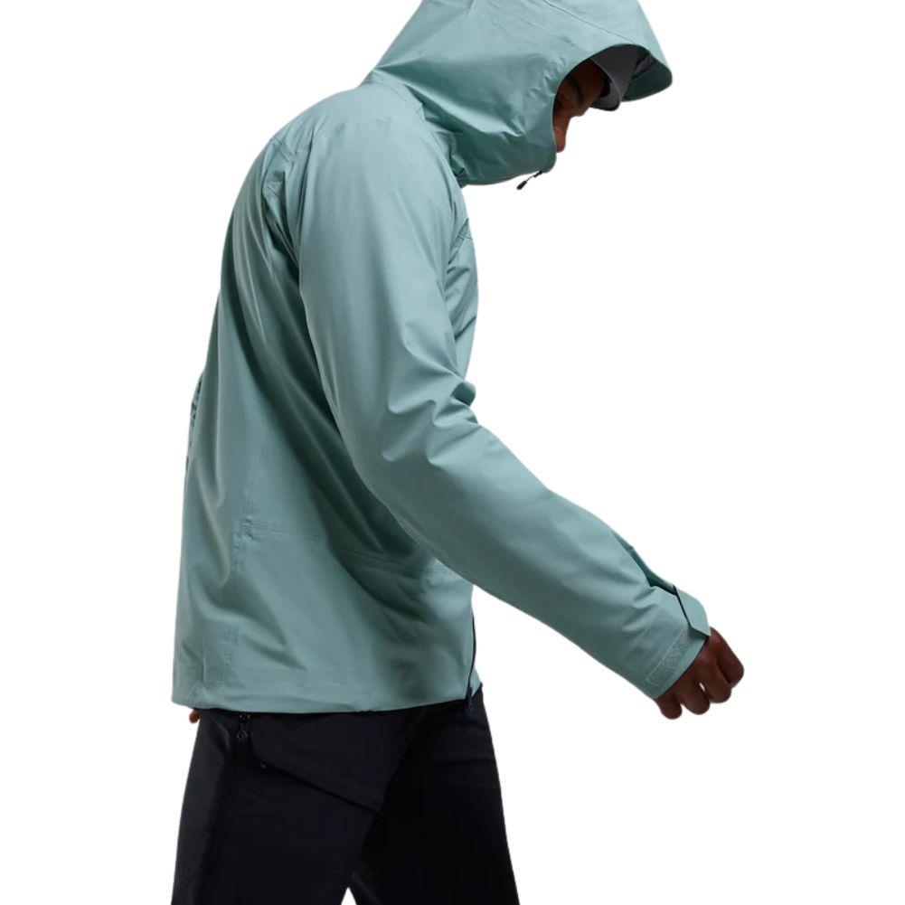 Montane Men&#39;s Torren Waterproof Jacket (Sea Mist) walking away