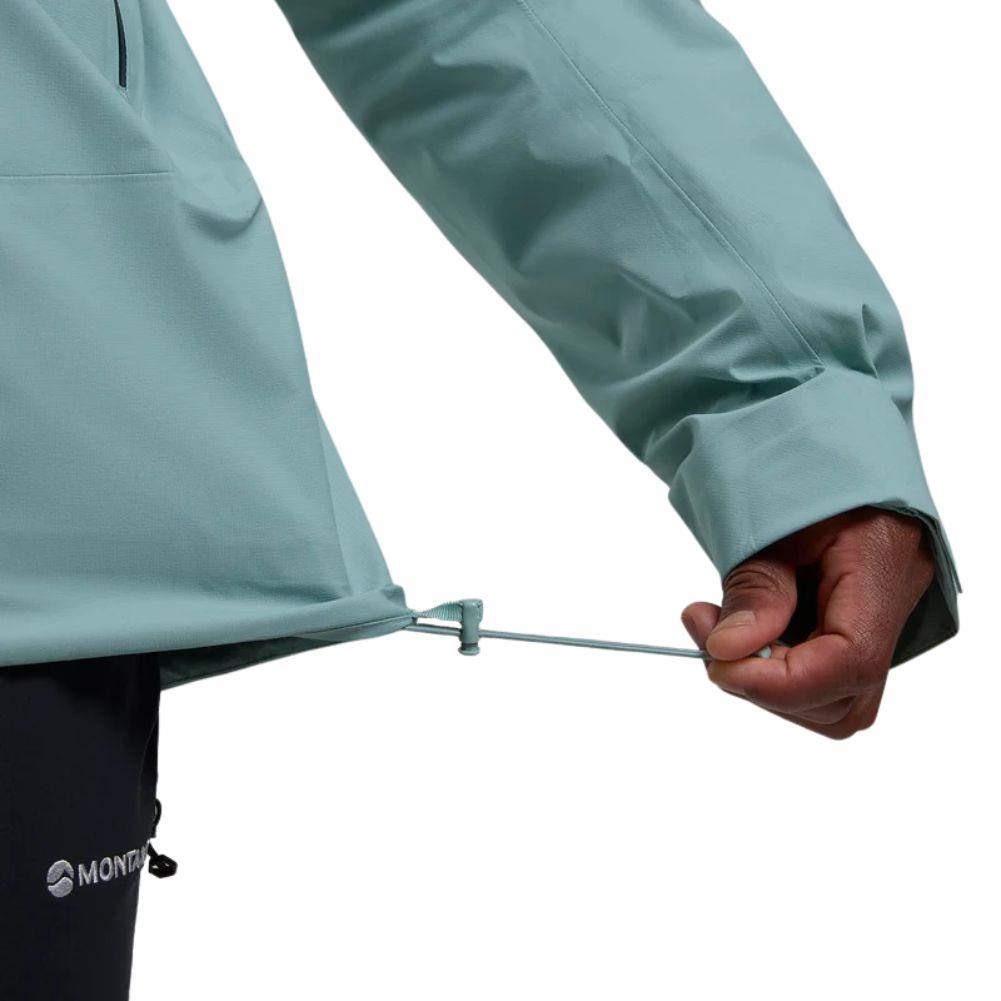 Montane Men&#39;s Torren Waterproof Jacket (Sea Mist) pulley