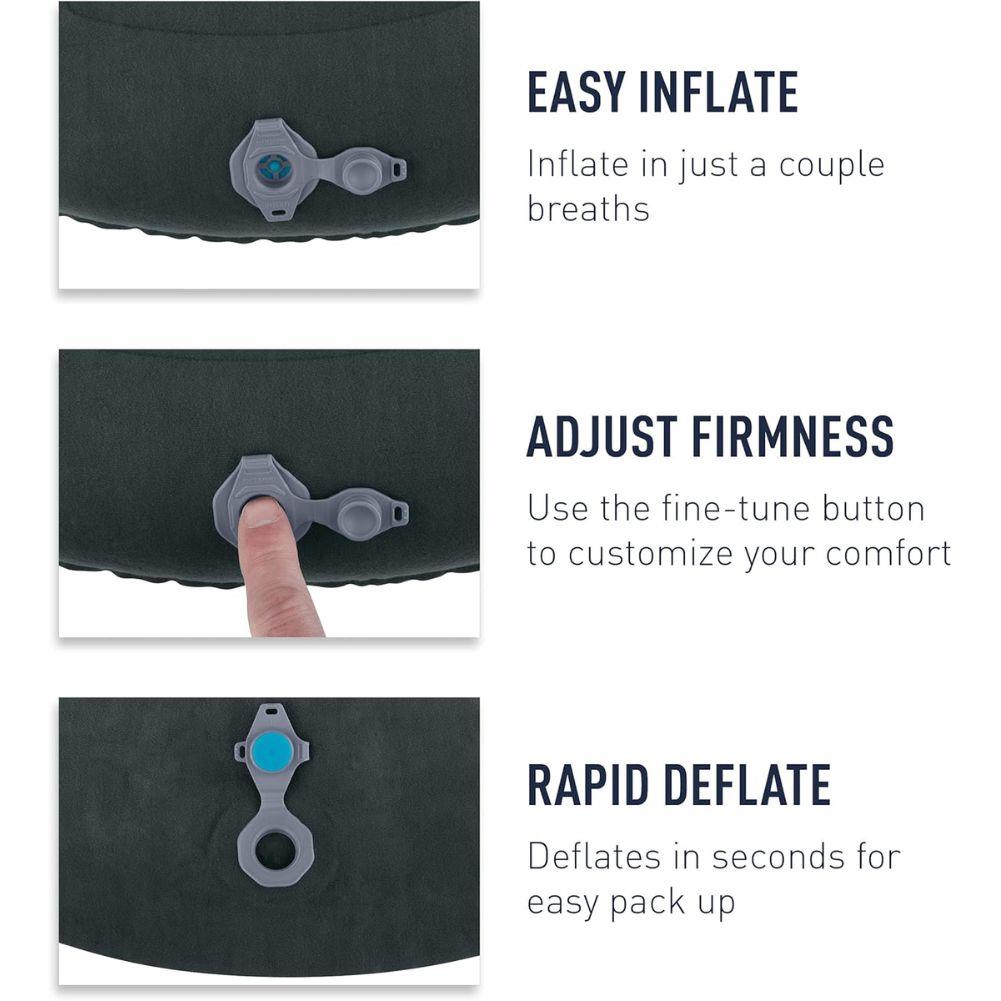Sea to Summit Aeros Ultralight Pillow Deluxe (Aqua) easy