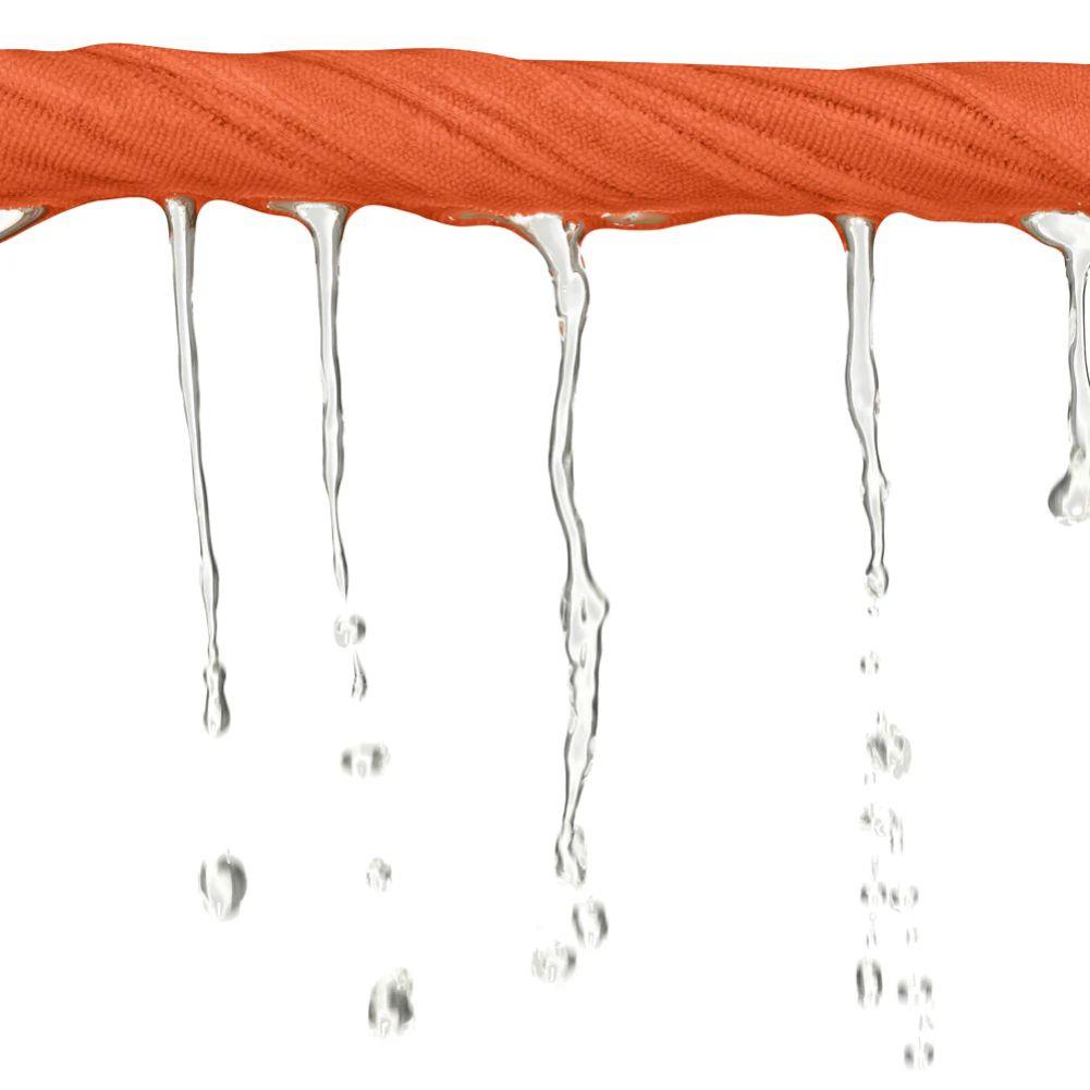 Sea To Summit Tek Microfibre Towel - Large (Outback Orange) wet
