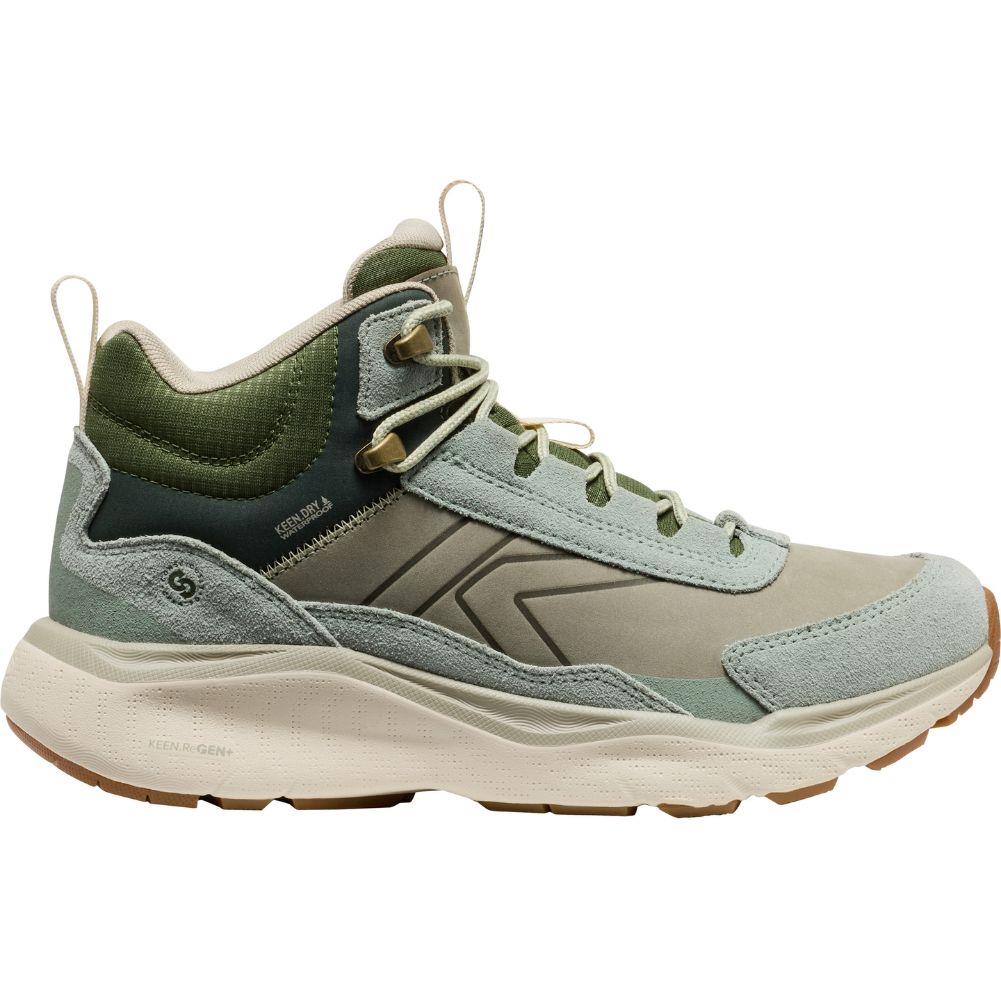 Keen Women's Leiki Waterproof Leather Hiking Boot (Iceberg Green/Bronze Green)