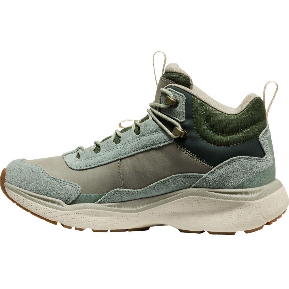 Keen Women's Leiki Waterproof Leather Hiking Boot (Iceberg Green/Bronze Green) left side