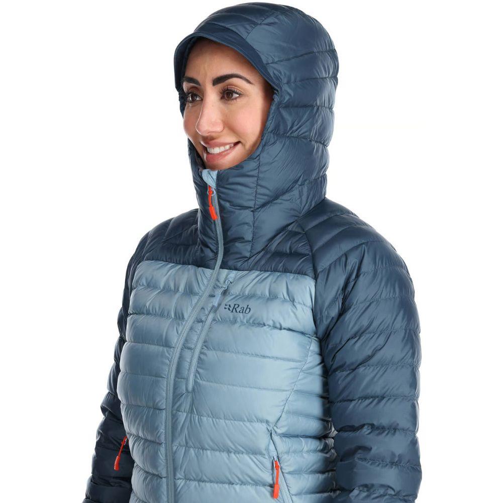 Rab Women&#39;s Microlight Alpine Down Jacket (Orion Blue/Citadel) good up