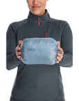 Rab Women's Microlight Alpine Down Jacket (Orion Blue/Citadel) packet up