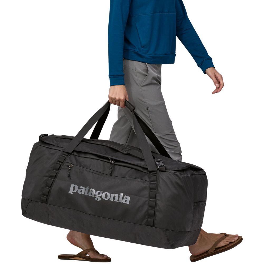 Patagonia Black Hole Duffel Bag 100L (Black/Black) walking