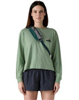 Patagonia Atom Sling Bag 8L (Noble Grey) front woman