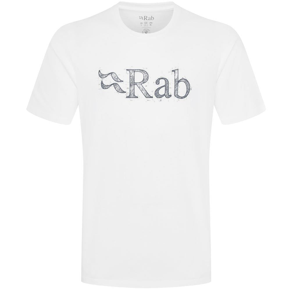 Rab Men's Stance Tech Sketch Tee (White)