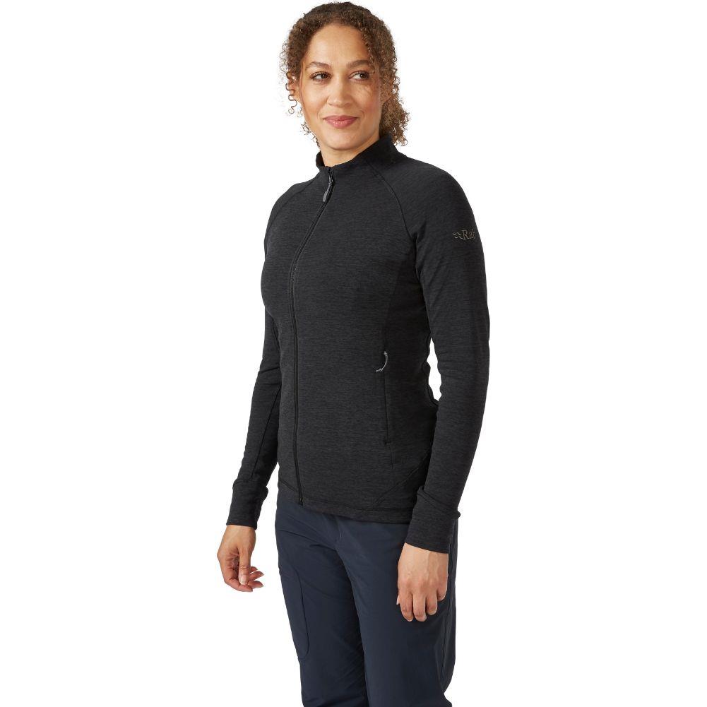 Rab Women's Nexus Jacket (Black) model angle