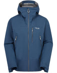 Rab Men's Downpour Mountain Waterproof Jacket (Tempest Blue)