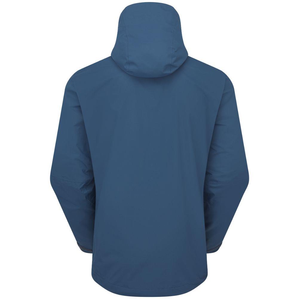 Rab Men's Downpour Mountain Waterproof Jacket (Tempest Blue) back