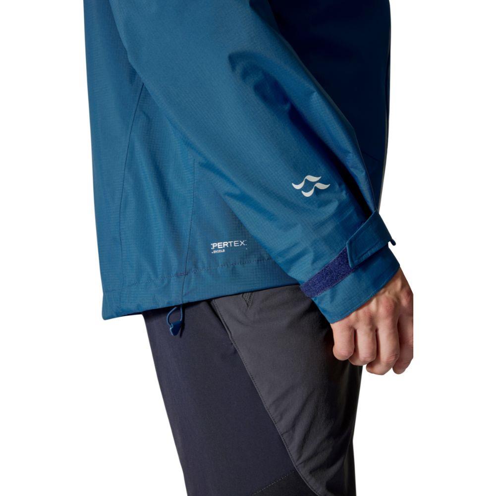 Rab Men&#39;s Downpour Mountain Waterproof Jacket (Tempest Blue) sleeve leg