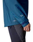 Rab Men's Downpour Mountain Waterproof Jacket (Tempest Blue) sleeve leg