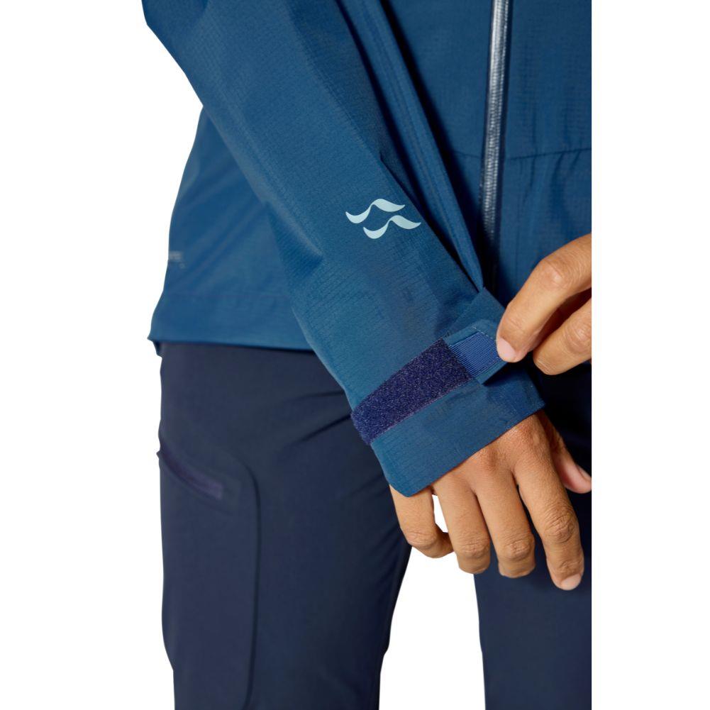 Rab Women&#39;s Downpour Mountain Waterproof Jacket (Tempest Blue)