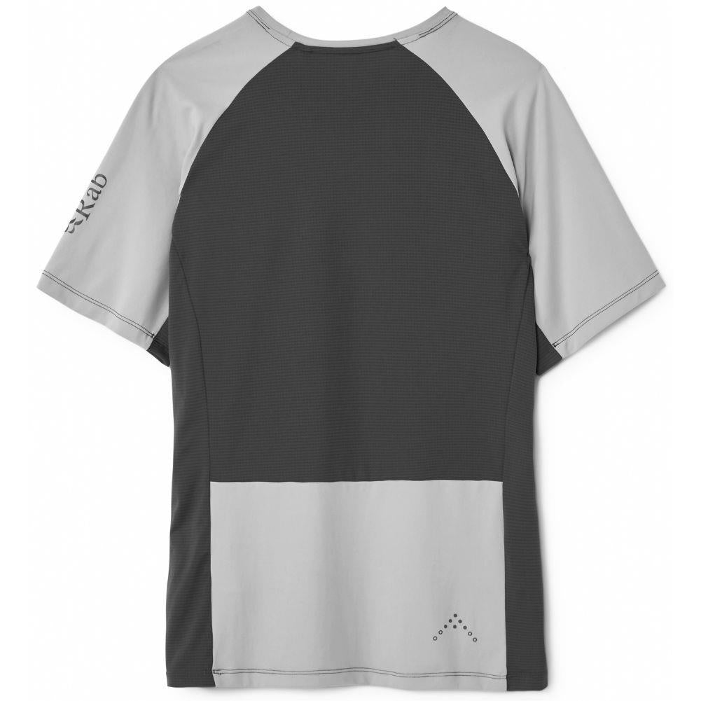 Rab Men&#39;s Trail Tee (Dark Pewter/Graphene) back