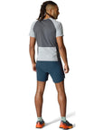 Rab Men's Trail Tee (Dark Pewter/Graphene) back full body