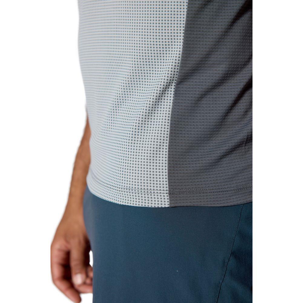 Rab Men&#39;s Trail Tee (Dark Pewter/Graphene) bottom fabric