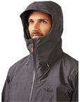 Rab Men's Namche GORE-TEX Jacket (Graphene) hood up