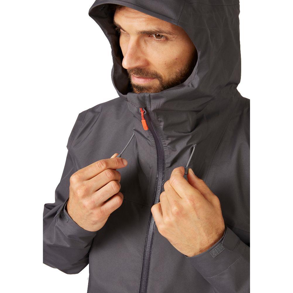 Rab Men&#39;s Namche GORE-TEX Jacket (Graphene) hood pull