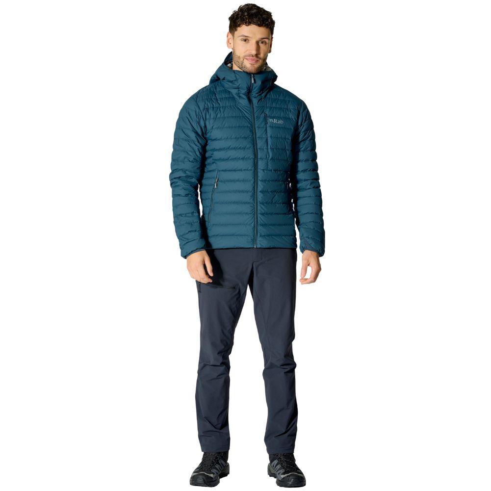 Rab Men's Microlight Windstopper Down Jacket (Tempest Blue) male