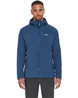 Rab Men's Vapour-Rise Summit Jacket (Tempest Blue) front model