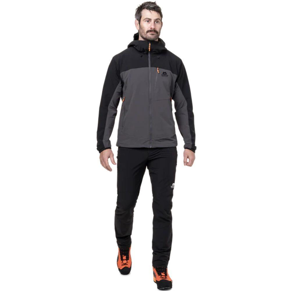 Mountain Equipment Men's Frontier Jacket (Anvil Grey/Black) walking