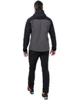 Mountain Equipment Men's Frontier Jacket (Anvil Grey/Black) walking away