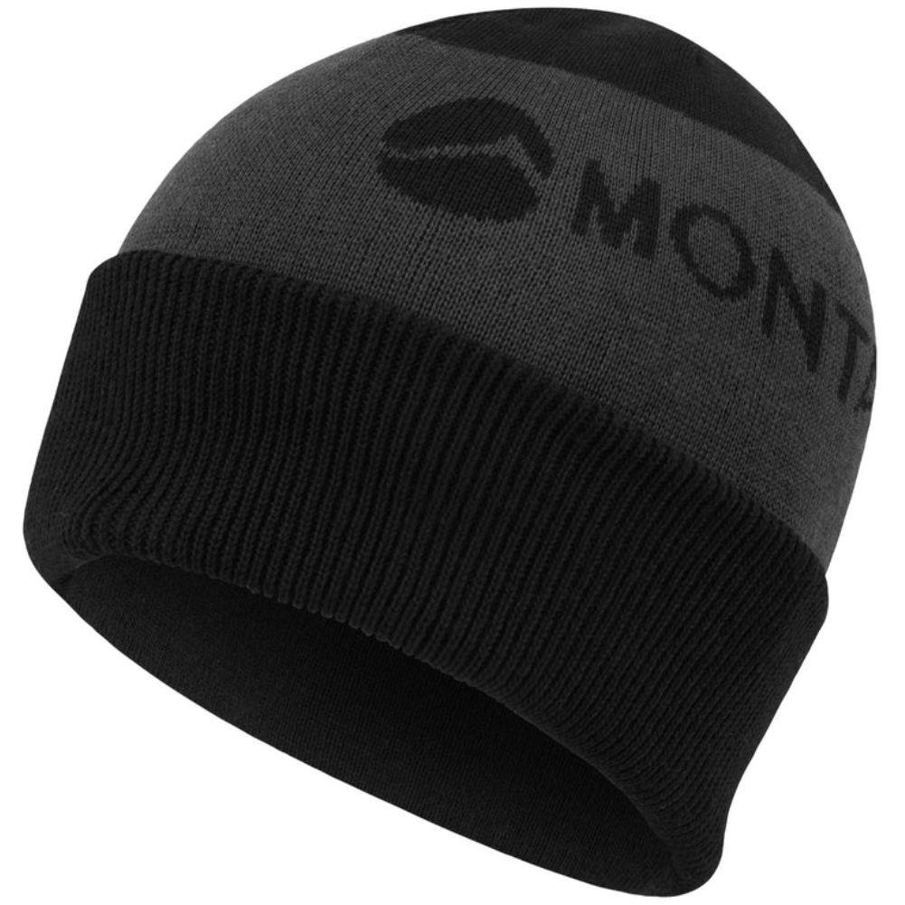 Montane Logo Cuffed Beanie Hat (Black)