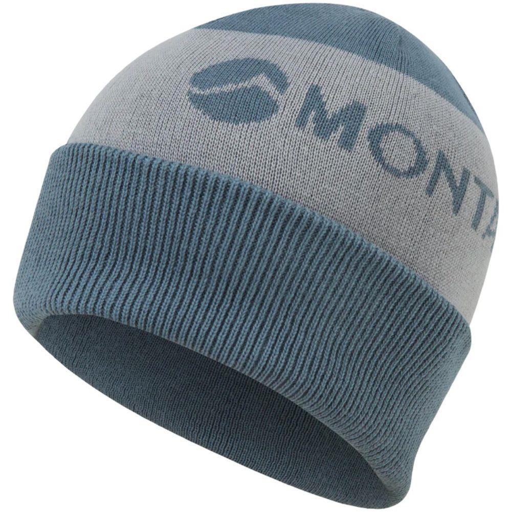 Montane Logo Cuffed Beanie Hat (Stone Blue)