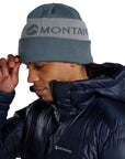 Montane Logo Cuffed Beanie Hat (Stone Blue) male