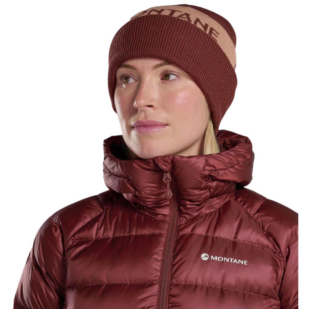 Montane Logo Cuffed Beanie Hat (Sumac) woman