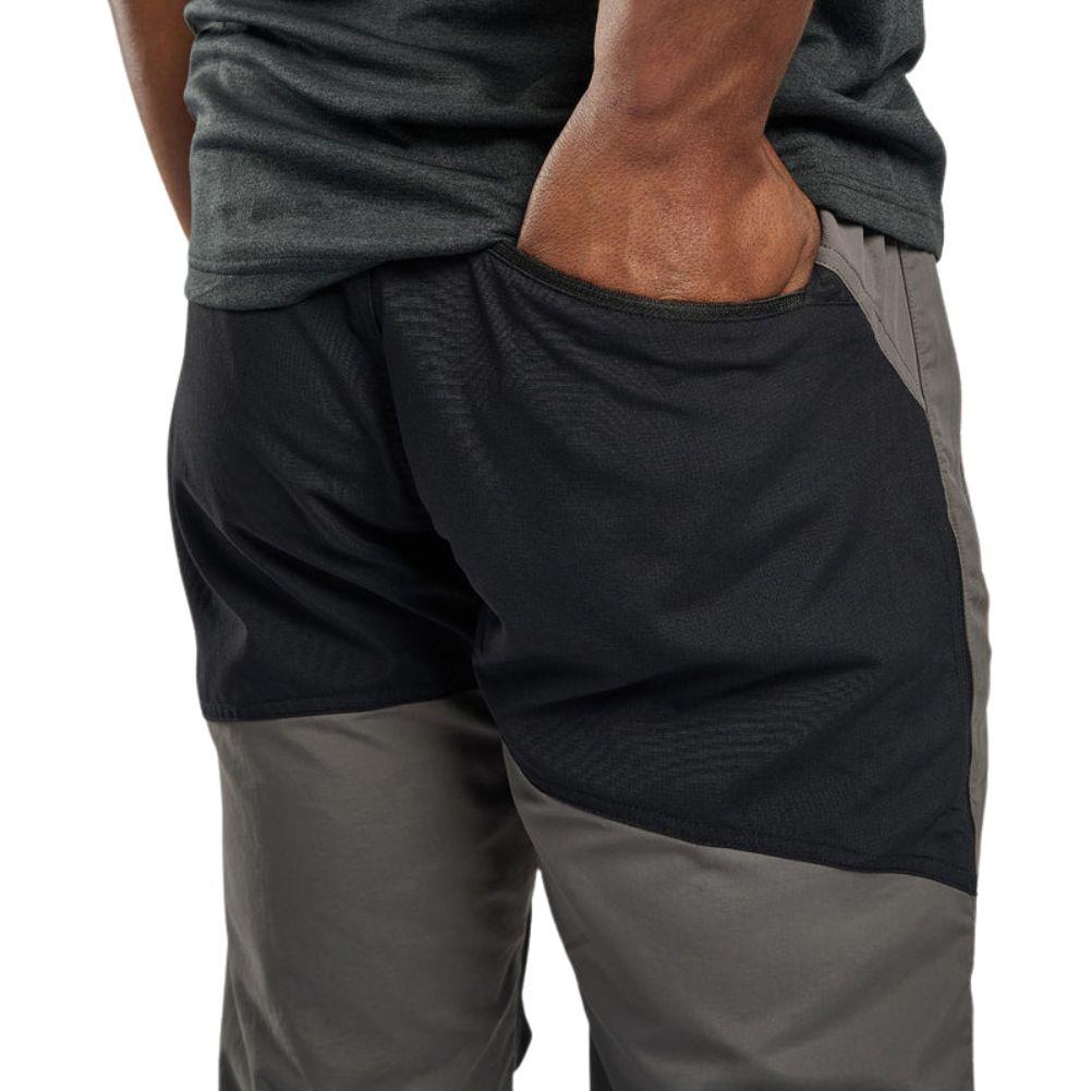 Montane Men&#39;s Terra Pants - Short (Graphite) back pocket