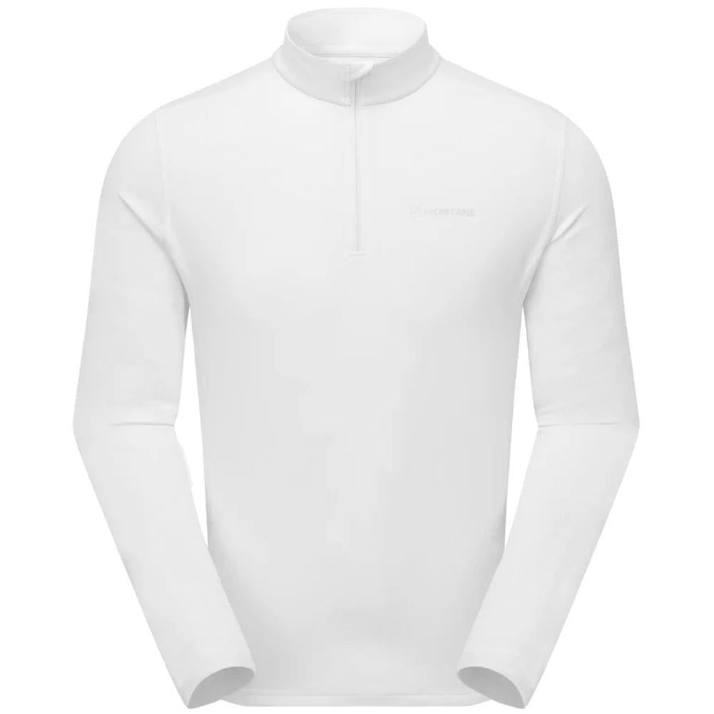 Montane Men's Dart Zip Neck T-Shirt (Powder)