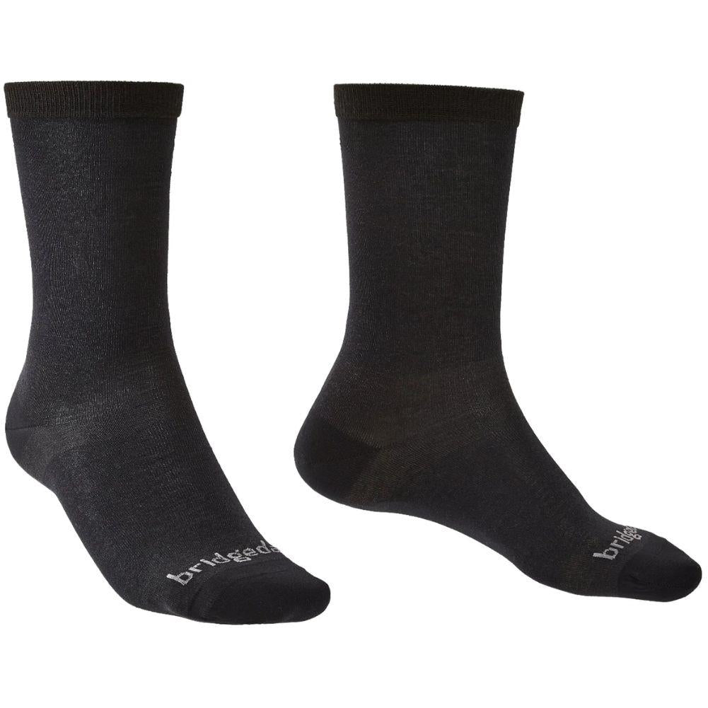 Bridgedale Men's Base Layer Coolmax Liner Twin Pack (Black)