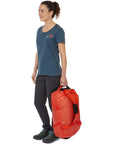 Rab Escape Kit Bag LT 30 (Red Grapefruit) holding