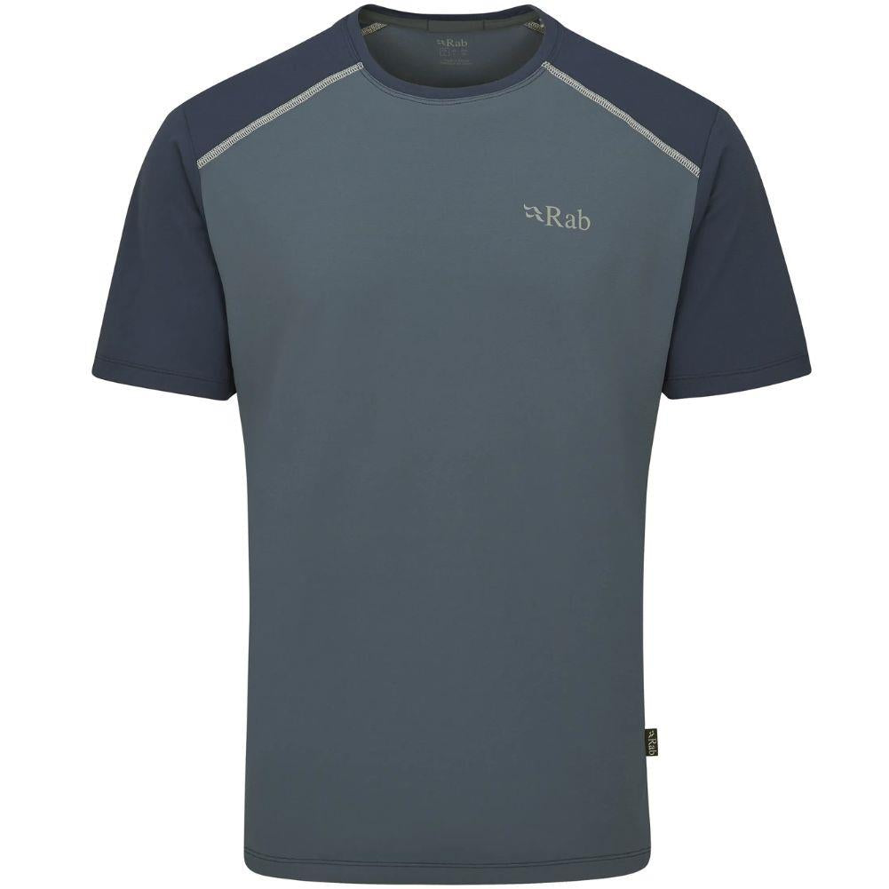 Rab Men’s Force Tee SS Baselayer Top (Orion Blue/Tempest Blue)