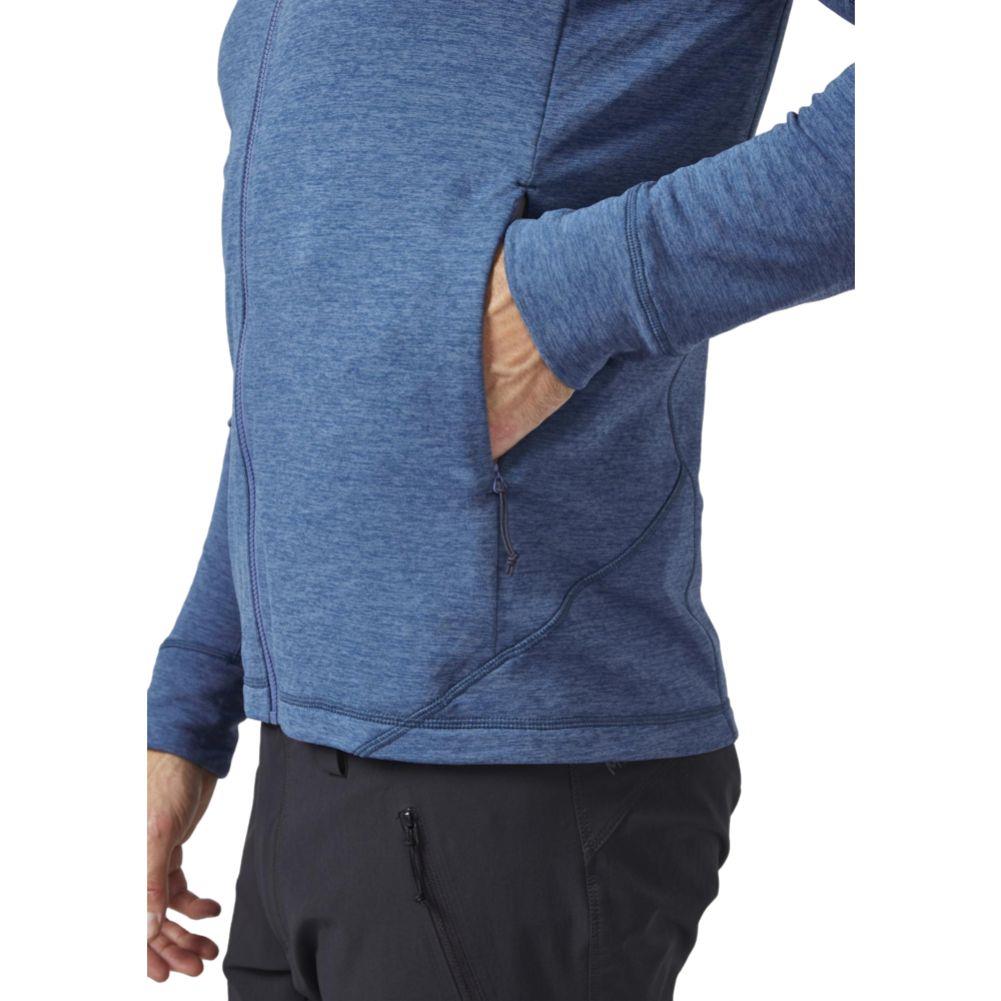Rab Men&#39;s Nexus Full Zip Hoody (Denim) hand in pocket